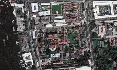 Aerial view of the Royal Palace