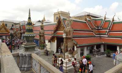 Inside the temple