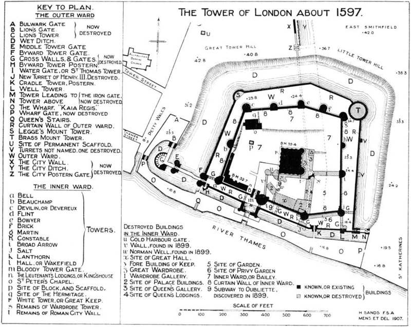 Plan of the 16th century