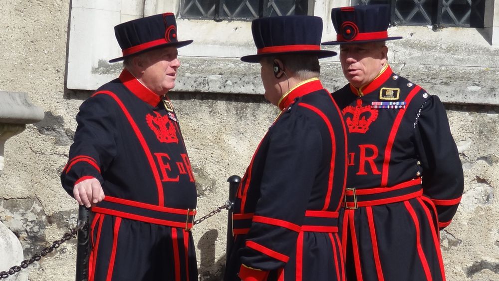 Three beefeaters