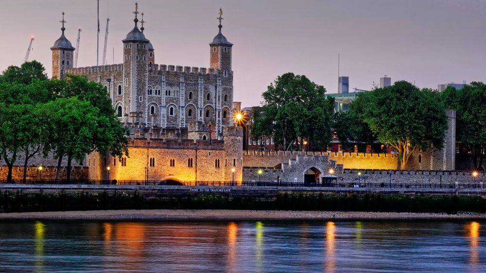 The Tower of London in the evening
